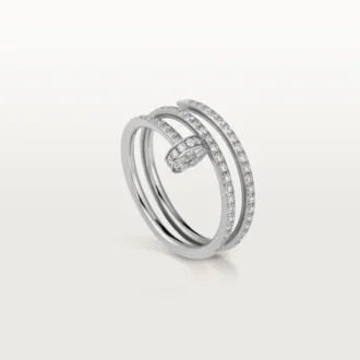 Anello Juste Un Clou – Oro bianco, diamanti – Cartier