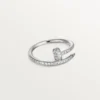 Anello Juste Un Clou – Oro bianco, diamanti – Cartier