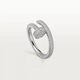 Anello Juste Un Clou – Oro bianco, diamanti – Cartier