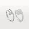 Anello Juste Un Clou – Oro bianco, diamanti – Cartier