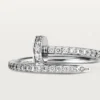 Anello Juste Un Clou – Oro bianco, diamanti – Cartier