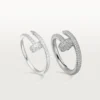 Anello Juste Un Clou – Oro bianco, diamanti – Cartier