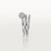 Anello Juste Un Clou – Oro bianco, diamanti – Cartier