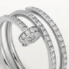 Anello Juste Un Clou – Oro bianco, diamanti – Cartier
