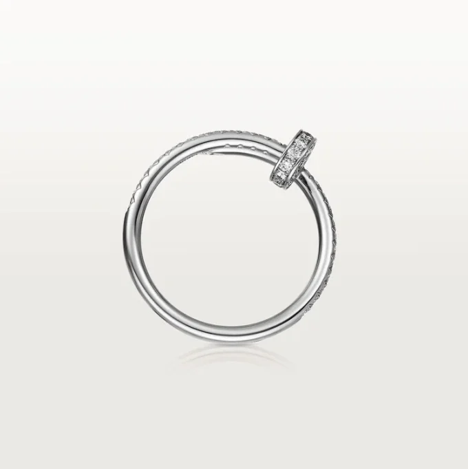 Anello Juste Un Clou – Oro bianco, diamanti – Cartier