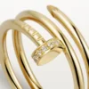 Anello Juste Un Clou – Oro giallo, diamanti – Cartier