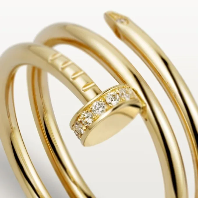 Anello Juste Un Clou – Oro giallo, diamanti – Cartier