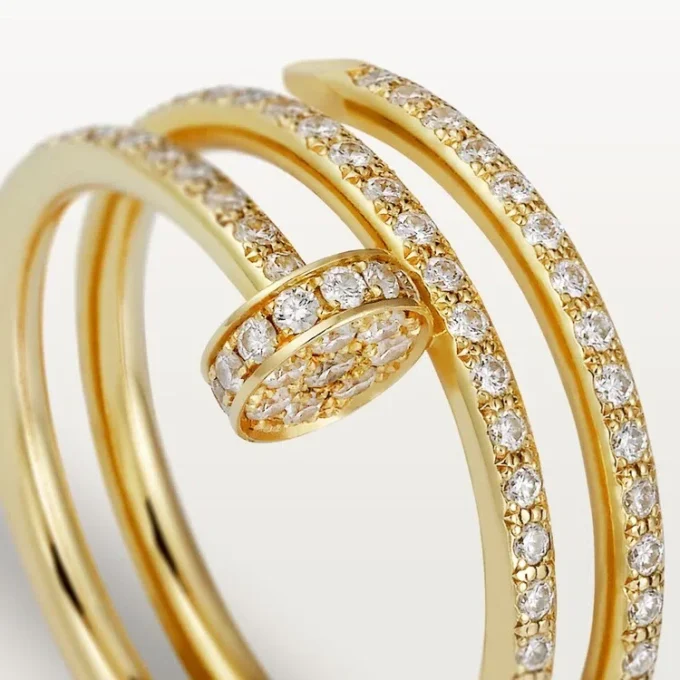 Anello Juste Un Clou – Oro giallo, diamanti – Cartier