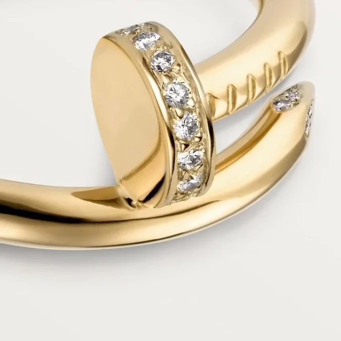 Anello Juste Un Clou – Oro giallo, diamanti – Cartier