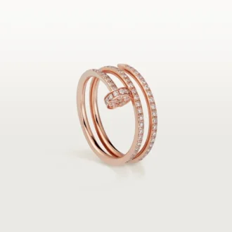 Anello Juste Un Clou – Oro rosa, diamanti – Cartier