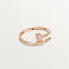 Anello Juste Un Clou – Oro rosa, diamanti – Cartier