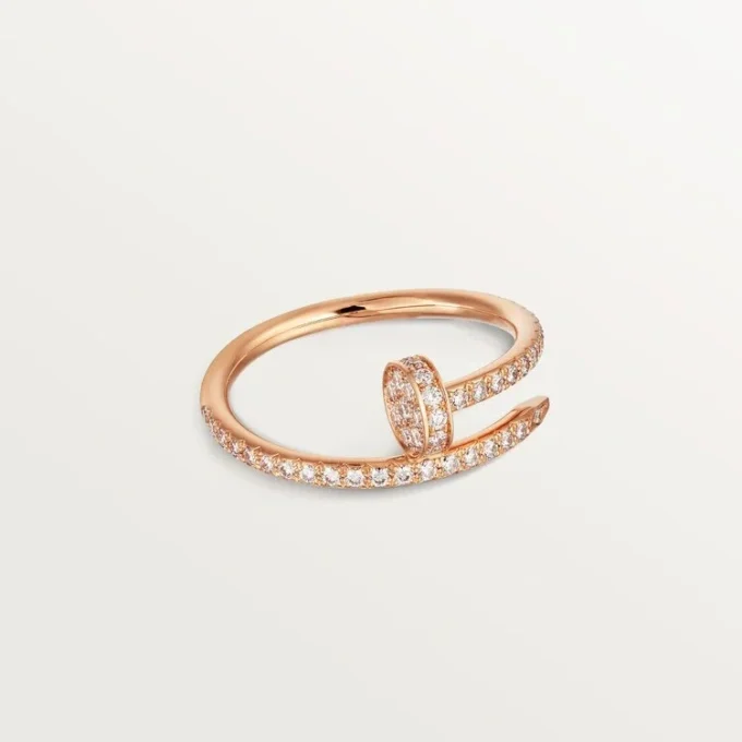 Anello Juste Un Clou – Oro rosa, diamanti – Cartier