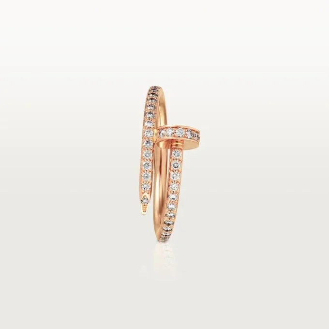 Anello Juste Un Clou – Oro rosa, diamanti – Cartier
