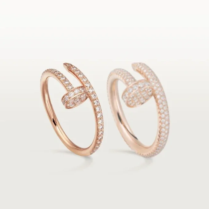 Anello Juste Un Clou – Oro rosa, diamanti – Cartier