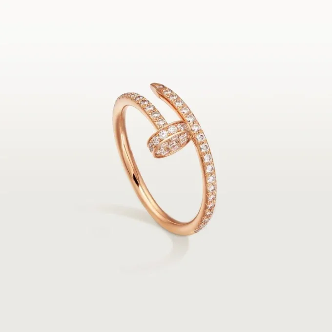 Anello Juste Un Clou – Oro rosa, diamanti – Cartier