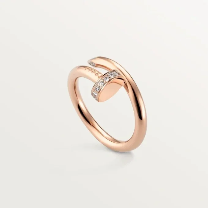 Anello Juste Un Clou – Oro rosa, diamanti – Cartier