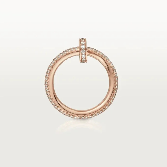 Anello Juste Un Clou – Oro rosa, diamanti – Cartier