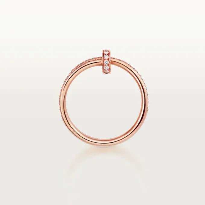 Anello Juste Un Clou – Oro rosa, diamanti – Cartier