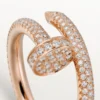 Anello Juste Un Clou – Oro rosa, diamanti – Cartier