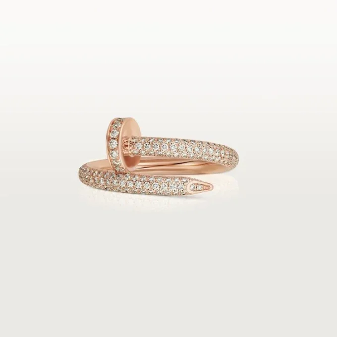 Anello Juste Un Clou – Oro rosa, diamanti – Cartier