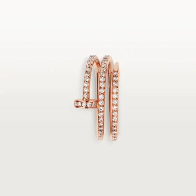 Anello Juste Un Clou – Oro rosa, diamanti – Cartier