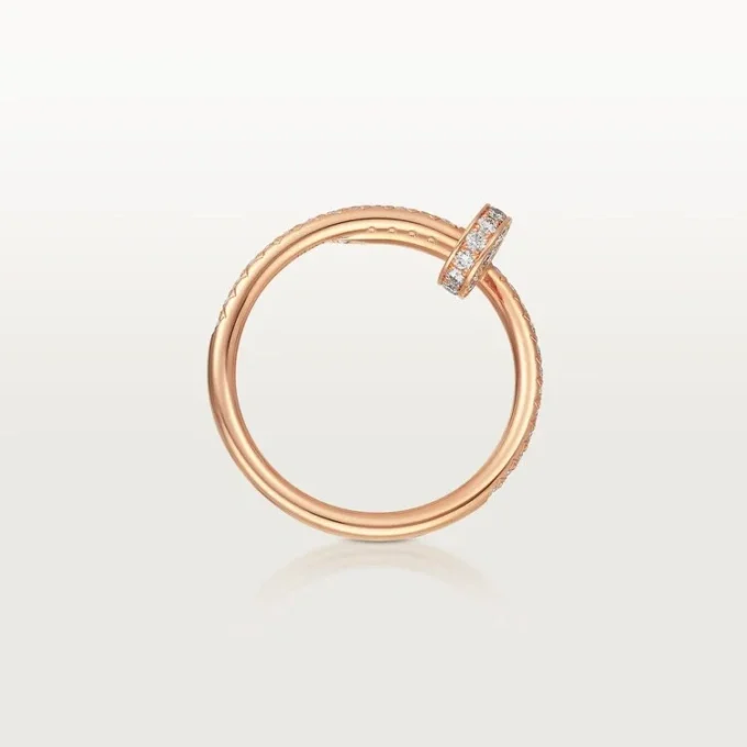 Anello Juste Un Clou – Oro rosa, diamanti – Cartier