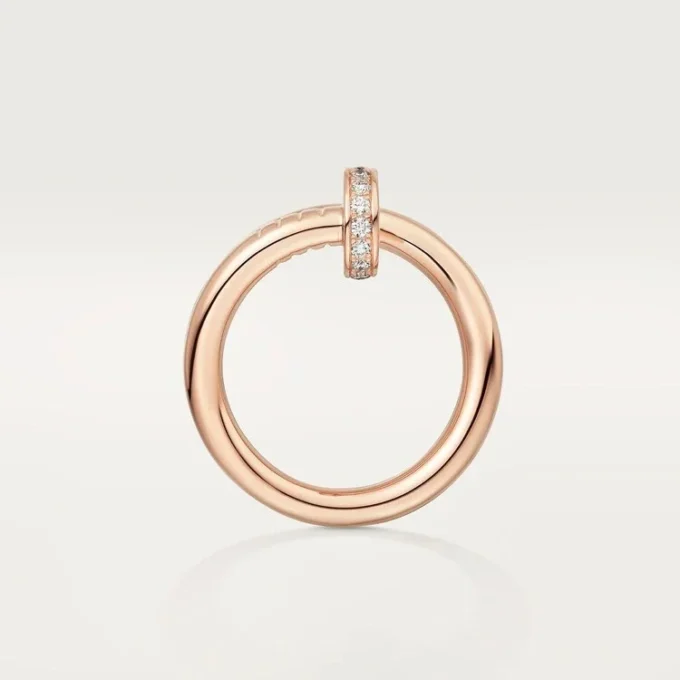 Anello Juste Un Clou – Oro rosa, diamanti – Cartier