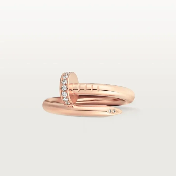 Anello Juste Un Clou – Oro rosa, diamanti – Cartier