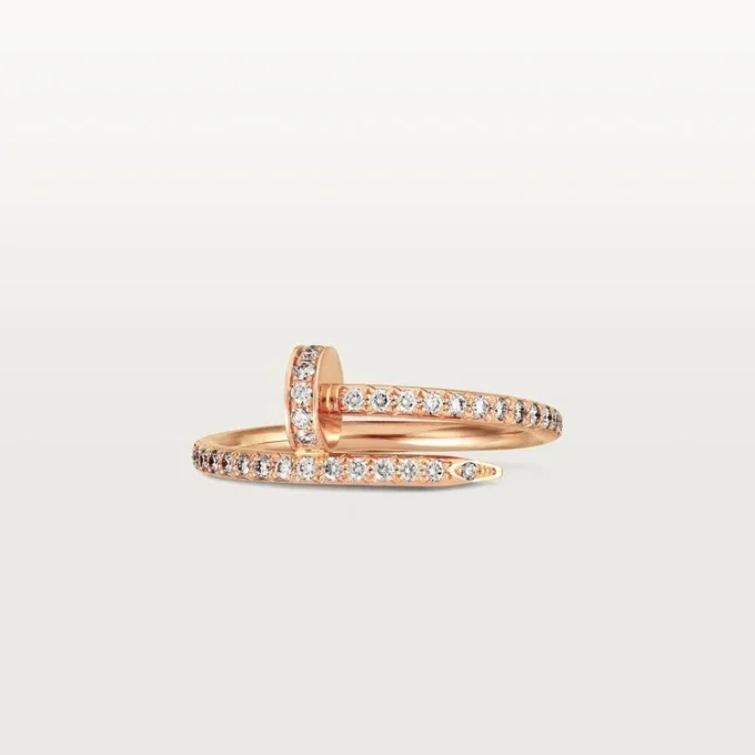 Anello Juste Un Clou – Oro rosa, diamanti – Cartier