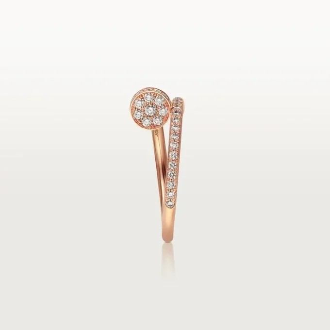 Anello Juste Un Clou – Oro rosa, diamanti – Cartier