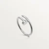 Anello Juste Un Clou Sm – Oro bianco – Cartier