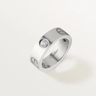 Anello Love, 3 diamanti – Oro bianco, Diamanti – Cartier