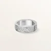 Anello Love, modello classico, pavé