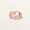 Anello Love, modello classico, pavé, 6 diamanti