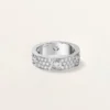Anello Love, modello classico, pavé, 6 diamanti