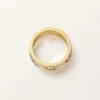 Anello Love, modello classico, pavé, 6 diamanti