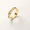 Anello Love, modello piccolo, pavé