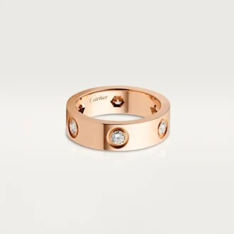 Anello Love – Oro rosa, diamanti – Cartier