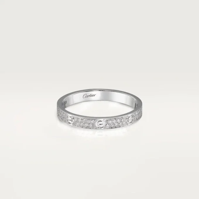 Anello Love, Sm – Oro bianco, Diamanti – Cartier