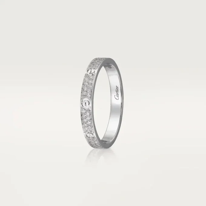 Anello Love, Sm – Oro bianco, Diamanti – Cartier