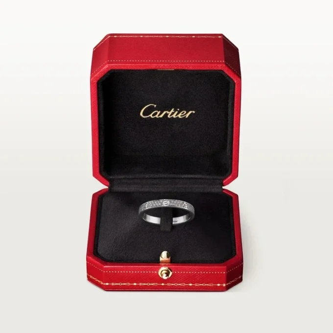 Anello Love, Sm – Oro bianco, Diamanti – Cartier