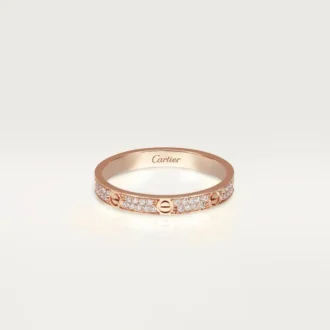 Anello Love, Sm – Oro rosa, Diamanti – Cartier