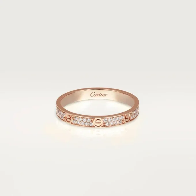 Anello Love, Sm – Oro rosa, Diamanti – Cartier