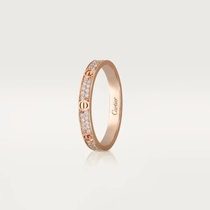 Anello Love, Sm – Oro rosa, Diamanti – Cartier