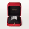 Anello Maillon Panthere, cinque file, pavé