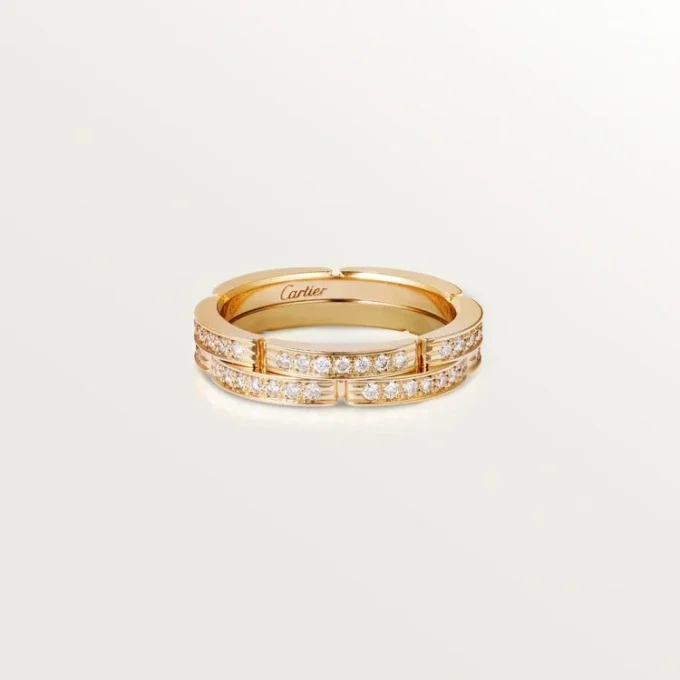 Anello Maillon Panthere – Oro giallo, diamanti – Cartier