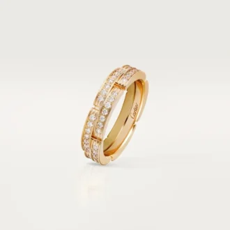 Anello Maillon Panthere – Oro giallo, diamanti – Cartier