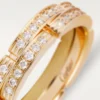 Anello Maillon Panthere – Oro giallo, diamanti – Cartier