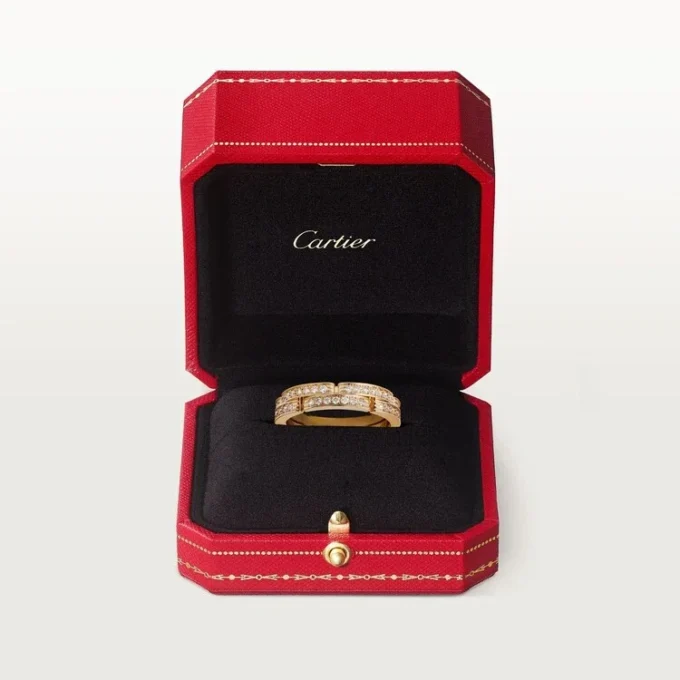 Anello Maillon Panthere – Oro giallo, diamanti – Cartier