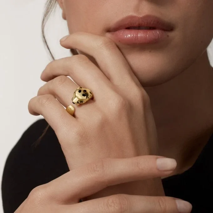 Anello Panthere De Cartier in oro giallo e onice | Cartier Us